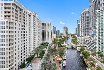 Rooftop river and ocean views